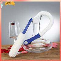 JEANG Soft Stemware แปรงแก้วไวน์ยาวแปรงทำความสะอาดแปรงโฟมยืดหยุ่นถ้วยขวด