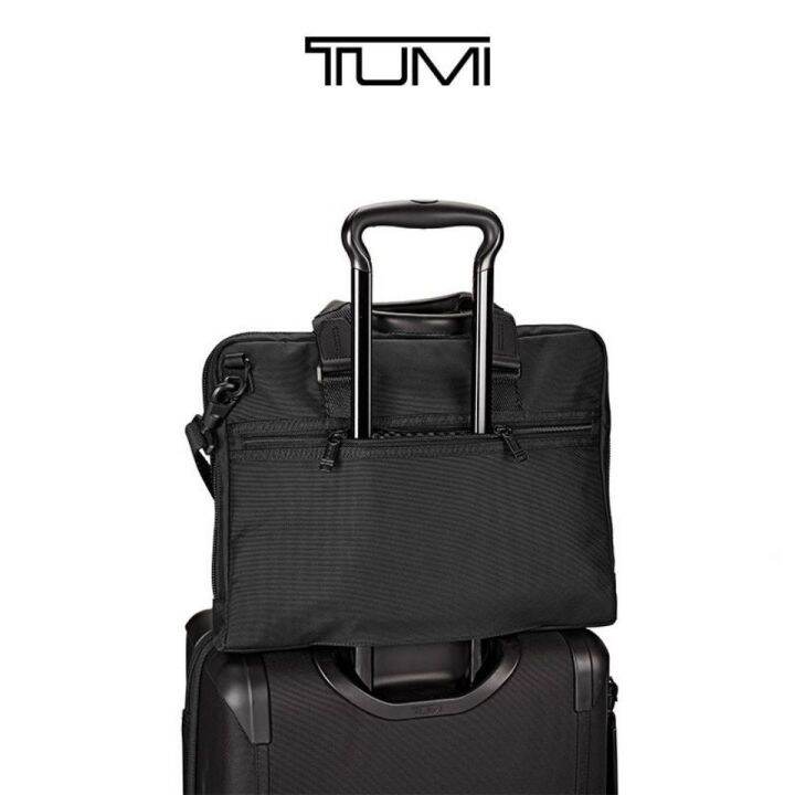 tumi-tuming-tuming-alpha-bravo-กระเป๋าเอกสารไนลอนใส่คอมพิวเตอร์แบบเรียบง่าย0232390d-ผู้ชาย-คุณสามารถแกะสลักตัวหนังสือแบบของตัวเองได้ฟรีผ่านข้อความ