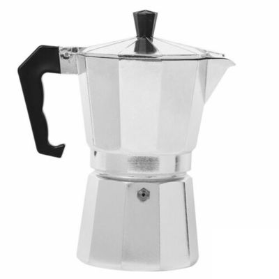 Italian Espresso Maker Coffee Moka Pot Stove Top Octagonal Aluminum Coffee Pot