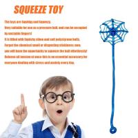 Sticky Toy Spider Web Childrens Gift Halloween Gift M5Y1