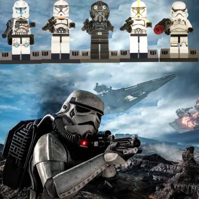 Dark Stormtrooper StarWars The Rise Of Skywalker วันเกิดของขวัญของเล่นเด็ก DIY Building Blocks Minifigures อิฐภาพยนตร์