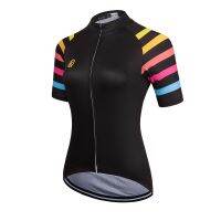 ZZOOI Kafitt Womens Cycling Jersey Summer Breathable Short Ropa Maillot Ciclismo Men