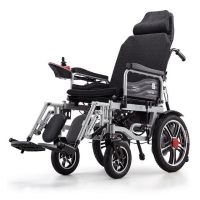 KON รถเข็นผู้ป่วย (พร้อมส่ง)รถเข็นวีลแชร์ไฟฟ้าปรับเอนนอนได้ Wheelchair รถเข็นผู้ป่วย รถเข็นผู้สูงอายุไฟฟ้าเก้าอี้เข็นไฟฟ้า( รุ่น DS010-W4) รถเข็นวีลแชร์ รถเข็นผู้สูงอายุ