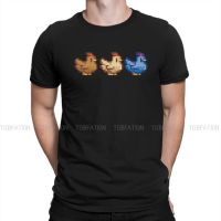 Large mens short sleeves Stardew Valley Game Abigail Sebastian Tshirts 3 Chickens Print Homme T Hipster Clothing Size S6Xl 4XL.5XL.6XL