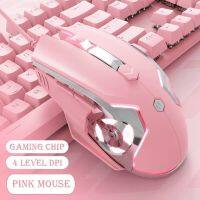 AJ120 Wired Gaming Mouse for Desktop Notebok PC Pink White Blue Mouse