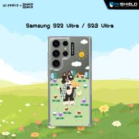 [S23ultra][S22ultra] HI-SHIELD Stylish เคสใสกันกระแทก Samsung S23ultra รุ่น Quack1