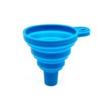 [COD] กรวยขนาดเล็กซิลิโคนเกรดอาหารพับ escopic Funnel Reusable Kitchen Home Funnel