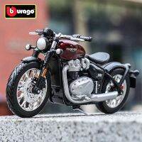 Urago 1:18 Triumph Boneville Boer การจำลองโมเดลมอเตอร์ไซค์อัลลอยถนนโลหะของขวัญของเล่นเด็กรถจักรยานยนต์จำลอง