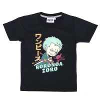 เสื้อยืดคุณภาพดี Dextreme เสื้อยืดเด็ก วันพีซ ลาย Mini โซโล Zoro