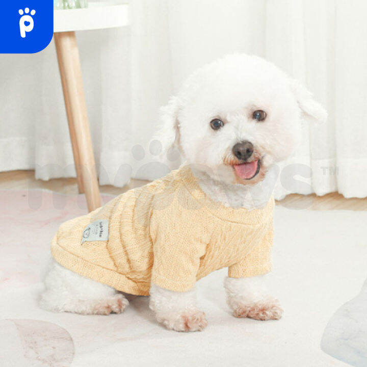 my-paws-เสื้อสัตว์เลี้ยงไหมพรม-สีเรียบ-รุ่นมินิมอล