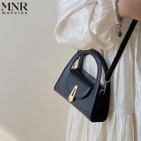 Niche High-end Handbag Womens New Arrival Semi-round Shoulder Bag All-match Commuter Retro Lock Crossbody Bag Trendy