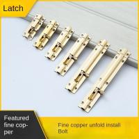 【LZ】✻  Latch Barrel Home Gate Safety Furniture Hardware Retro 1PCS Solid Brass Door Slide Catch Lock Bolts