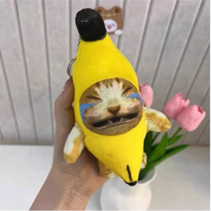 20cm-crying-banana-cat-crying-cat-meow-with-sound-funny-voice-keychain-doll-pendant