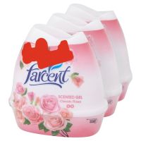 ?จัดโปร !!!? ฟาร์เซ็นท์ คลาสสิค โรส เจลหอมปรับอากาศ 200กรัม x 3 ชิ้น Farcent Classic Rose Scented Gel 200g x 3pcs