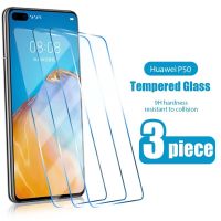 3PCS Screen ProtectorสำหรับHuawei P50 P40 P30 P20 Lite ProกระจกนิรภัยสำหรับHuawei Pสมาร์ท 2021 2020 2019 Y9Sแก้วProtector-hdfssaa