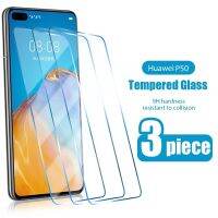 3ชิ้น P50ปกป้องหน้าจอสำหรับ P40 P30 P20ฟิล์มแก้วแบบโปร Lite สำหรับ P Smart 2021 2020เคสโทรศัพท์แบบกระจก2019 Y9s