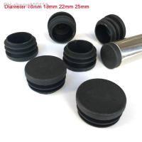 4-20pcs Thicken Round Plastic Blanking End Cap Tube Pipe Insert Plug Decorative Dust Cover Chair Table Feet Cap 16 19 22 25mm