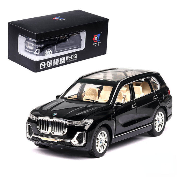 x7-bmw-แบบรถโลหะผสมมีไฟและเสียงประกอบรถ-diecast-ของเล่นสำหรับเด็กผู้ชายของขวัญวันเกิด-kids-toys-คอลเลกชันรถ