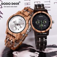 DODO DEER Women Wood Luxury Stylish Watches Timepieces Chronograph Military Quartz Fashion Sport Ladies Stopwatch Orologio Donna