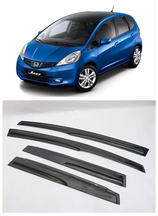 HONDA JAZZ 2008 2013 3'' MUGEN STYLE DOOR VISOR Lazada