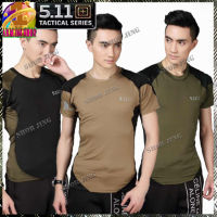 เสื้อคอกลมคอมแบท เสื้อยืดคอกลมแขนสั้น-ยาว5.11Tactical T Shirt Cotton แท้100%ใส่ได้หญิง-ชายเหมาะเดินป่าลาดตระเวนแห้งเร็ว เสื้อยืดคอกลมผ้านิ่มดีใส่