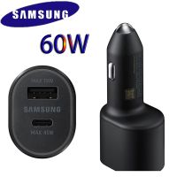 [HOT K] S22 Samsung Galaxy ของแท้ S20 S21อัลตร้า /Plus Z พับ3ที่ชาร์จแบตในรถ45W + 15W อะแดปเตอร์เครื่องชาร์จเร็ว3A PD สายชาร์จเร็ว1/2M