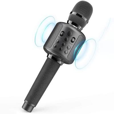 Karaoke Microphone Wireless Singing Machine with Bluetooth Speaker for Cell PhonePC, Portable Handheld Mic Speaker