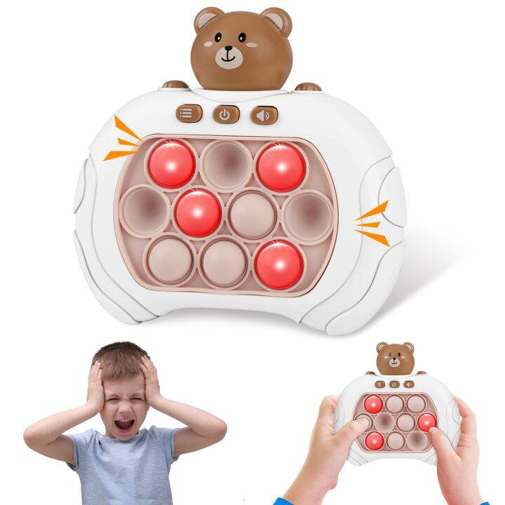 Pop It GamePop It Pro Light Up Game Quick Push Fidget Game Breakthrough Puzzle