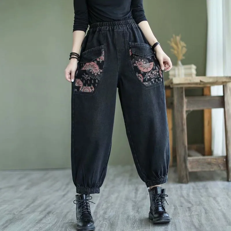 Awoscut Women Loose Baggy Overall Plus Size Wide Leg Adjustable Bib Thin  Denim Jumpsuits High Waist Pockets Harem Pants - Walmart.com