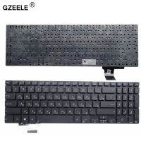 GZEELE RU สีดำใหม่สำหรับ ASUS B551 B551LG B551L B551E4200LG แล็ปท็อปแป้นพิมพ์ไม่มีเฟรมรูปแบบรัสเซีย