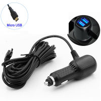 DVR สายชาร์จ Dash CAM Car Charger mini USB cablemicro USB 11.5ft สายไฟ12-24V สำหรับ DV R กล้อง GPS