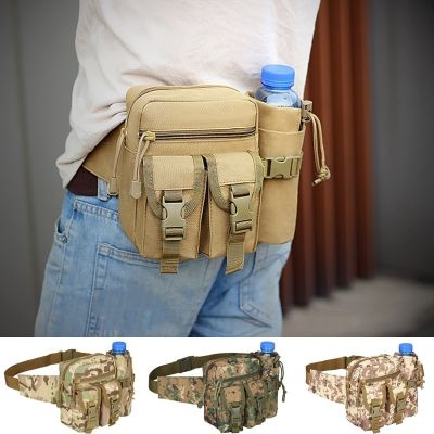 Mens Tactical Casual Fanny Waterproof Pouch Waist Bag Packs Outdoor Military Bag