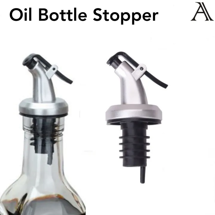 (Ready Store) Sauce Vinegar Flip Cap Bottle Stopper Lock Plug Seal Leak
