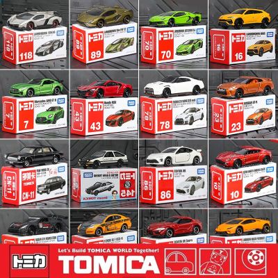 Takara รถสปอร์ตรถของเล่นหุ่นอัลลอยเหล็กหล่อขนาดเล็ก Tomica 1/64ของขวัญหลากหลายสไตล์สำหรับของเล่นเด็ก