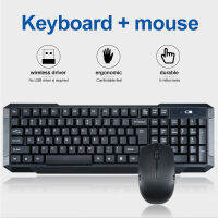 ?NEW? ชุดแป้นพิมพ์และเมาส์ Multimedia Keyboard Gaming Keyboard USB คีย์บอร์ดเกมมิ่ง Black