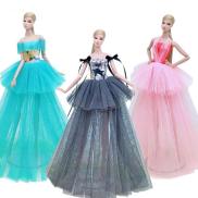 3pcs lot Fashion Clothes For Barbie Doll Dress Costume Multi