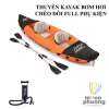 Thuyền kayak bơm hơi 3,2m bestway thiết kế 3 khoang khí phụ kiện thể thao - ảnh sản phẩm 1