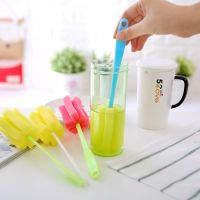 Sponge Head Household Bottle Brush Long Handle Thermos Cup Brush Glass Cup Milk Bottle Cleaning Brush S1060
