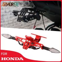 NEW Motorcycle License Plate Holder Motorbike Tail Rear Light Bracket For Honda CB650R CB 650 R 2019 2020 Accessories