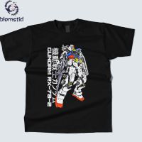 ▦เสื้อยืด พิมพ์ลายอนิเมะกันดั้ม RX-78-2 พรีเมี่ยม สีดํา สําหรับผู้ชาย และผู้หญิง