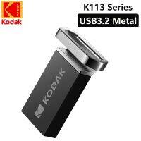 Kodak แฟลช USB แฟลช USB โลหะ USB3.2 K113ของแท้แฟลชไดรฟ์ขนาดเล็กไดรฟ์ปากการูปกุญแจ32GB 64GB เมกะไบต์/วินาที140ความเร็วสูง128GB สำหรับคอมพิวเตอร์แล็ปท็อปรถ Shensong