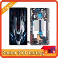 ทดสอบต้นฉบับ6.67 "การแสดงผลเกม K50สำหรับ Xiaomi Redmi K50เล่นเกม/K50รุ่นเกมพร้อมชุดประกอบกรอบภาพ LCD และหน้าจอสัมผัส