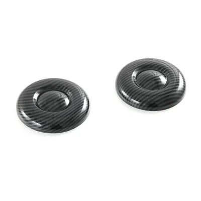 Car Carbon Fiber ABS Air Vent Outlet Cover Trim Stickers for BYD ATTO 3 Yuan Plus 2022