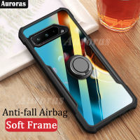 Auroras For ASUS ROG5 Case Anti-fall Airbag Case Shockproof With Ring Soft Frame Cover For Asus Rog Phone 5 Case