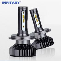 [Super bright bulb] Infitary ZES 1860ชิป Led ไฟหน้ารถหลอดไฟ H4 H7 H1 H3 H11 9005 9006 3000K 4500K 6500K กันน้ำไฟภายนอกอัตโนมัติ