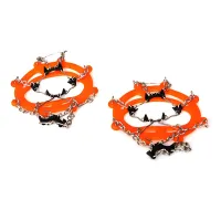 Outdoor Climbing Antiskid Crampons Winter Walk 8 Teeth Ice Fishing Snowshoes Manganese Steel Slip Shoe Covers