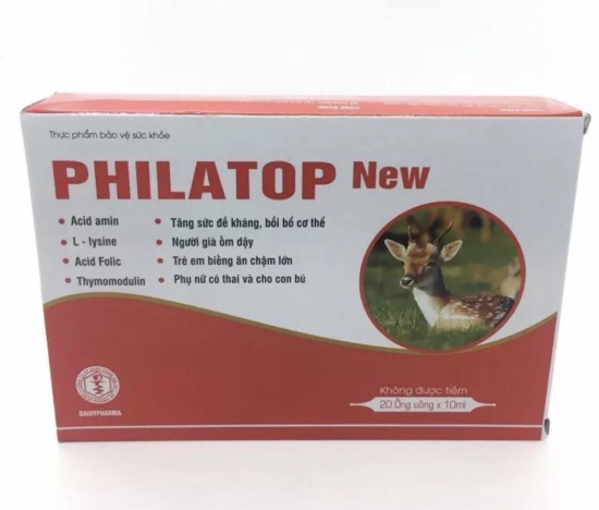 Philatop 10ml - hộp 20 ống - dùng cho trẻ biếng ăn, chậm lớn, người già - ảnh sản phẩm 2