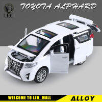 Scale 1/32 TOYOTA ALPHARD อัลลอยรถรุ่นเสียงและผลกระทบแสง Diecast รถเด็กของขวัญคริสต์มาสเด็กชายของเล่นคอลเลกชันของขวัญดึงกลับอํานาจ