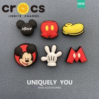 cross jibbitz charms ปุ่มกดตกแต่ง ลายการ์ตูนมิกกี้เมาส์ สําหรับ cross