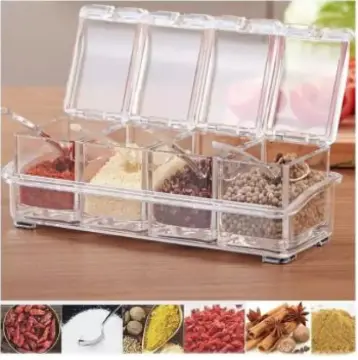 Condiment Containers In Spice Jars & Racks for sale